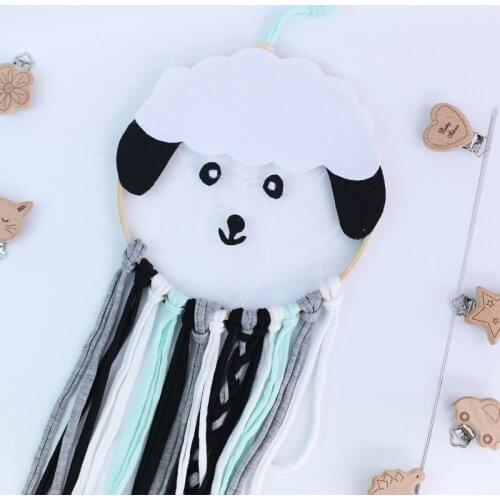 Nordic Scandinavian Home Decor Wind Chimes Animal Felt Big Tapestry Koala/Sheep Girl/Boy Hanging Room Decoration