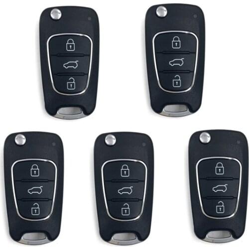 5pcs/lot Xhorse 3 Buttons Universal Remote Car Key for Hyundai VVDI Key Tool VVDI2 MINI Programmer English Version XKHY02EN