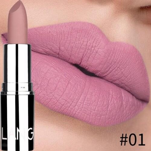 8 Colors Waterproof Matte Lipstick Sexy Velvet Lipsticks Non-stick Long Lasting Makeup Moisturizing Lipstick Make Up Cosmetics
