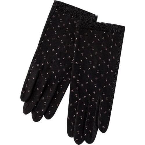 Gloves Fashion Women Breathable Anti-UV Full Finger Touch Screen Outdoor Cycling Gloves