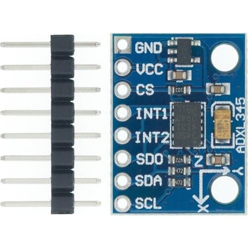 1pcs GY-291 ADXL345 digital three-axis acceleration of gravity tilt module IIC/SPI transmission In stock