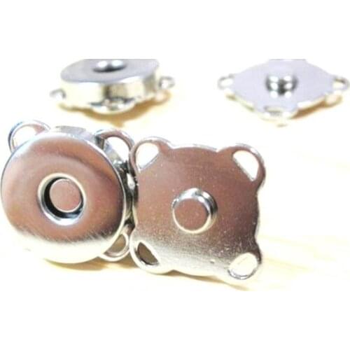14mm sewing Magnetic Snaps closures Nickel