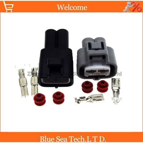 2 Pin male&female 4.8mm Auto water jet motor plug,washer pump electrical connector for Toyota crown, Lexus Highlander