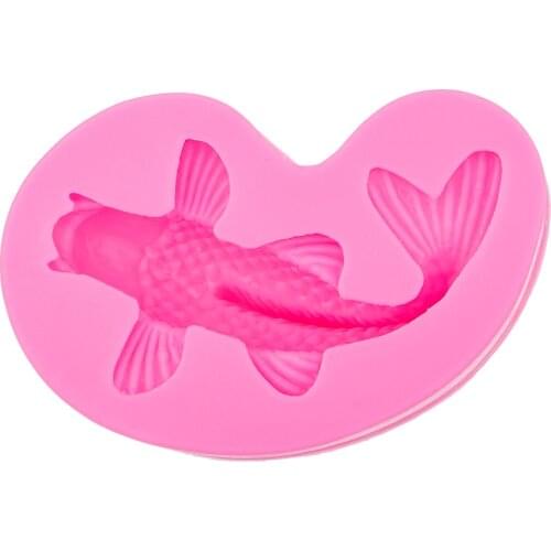 3D Marine life fish Mould DIY Fondant Kitchen Cake decoration Mold for Chocolate Baking Tools F0536