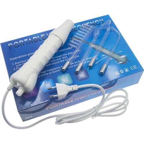 High Frequency Electrode Wand Electrode Glass Tube Electro Therapy Beauty Device Skin Care Spot Acne Remover Facial Body SPA