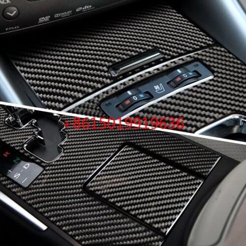 For Lexus is300 250cfsport shift cigarette lighter water cup panel interior modification carbon fiber sticker