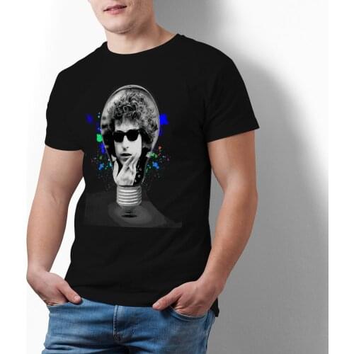 Bob Dylan Tee Shirt Fashion Short Sleeve 100 Cotton T Shirt Summer Print Tshirt 4xl Men