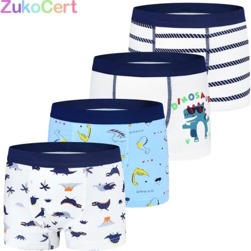 4 Pcs/lot Cotton Shorts boys underwear Kids Underwear Boxer briefs Panties basketball Pattern Soft Childrens Underpants 4-14y