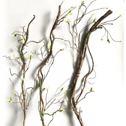 90cm Real Touch Fake Tree Branches Rattan Artificial Flower Vine for Home Hotel Garden DIY Decoration Wreath Scrapbooking Floral