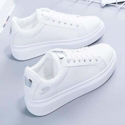 Women Sneakers Shoes Casual Vulcanize Shoes White Female Ladies Walking Running Summer Platform Flats Woman Sport Shoes 2021