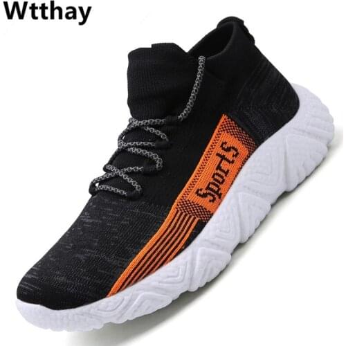 Summer Mesh Mens Casual Shoes Breathable Chunky Sneakers Men Non-slip Trainers Mens Lightweight Sport Shoes Zapatillas Hombre