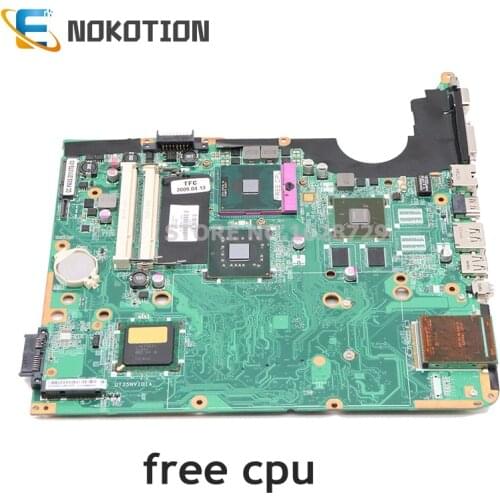 NOKOTION MAIN BOARD For HP Pavilion DV6 DV6-1000 Laptop Motherboard 511864-001 DA0UT3MB8D0 PM45 DDR2 HD4500 Free CPU