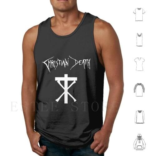 Christian Death Tank Tops Vest Sleeveless Christian Death