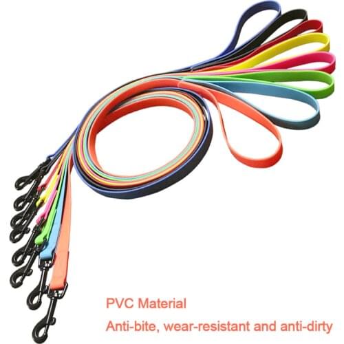 Pet PVC Soft Dog Leash Dog Walking Lead For Small Medium Large Dogs Waterproof Durable Anti-bite Wear-resistant And Anti-dirty