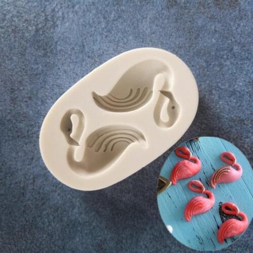 New Bird Shape DIY Chocolate Fondant Decoration Tool Baking Mould Liquid Silicone Mould A1462