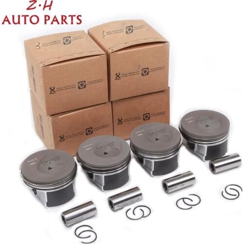 NEW Piston & Rings Assembly 03F 107 065 G For VW Jetta Golf Caddy Audi A1/3 Skoda Seat 1.2TFSI Pin 19mm 06A 107 441 03F 198 151A