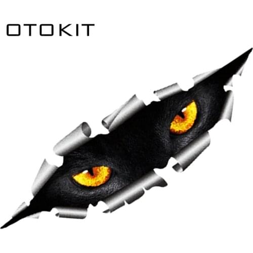 New 3D Car Styling Funny Cat Eyes Peeking Sticker Waterproof Peeking Monster Auto Accessories Whole Body Cover for Auto Car DIY