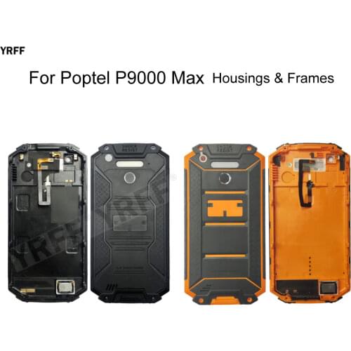 New Cases For Poptel P9000 Max Battery Back Cover Door Phone Housings Frames Case