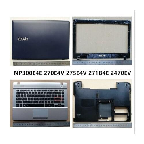 New laptop for Samsung NP300E4E 270E4V 275E4V 271B4E 2470ev np270e4e Top case lcd back cover / lcd front bezel frame/keyboard