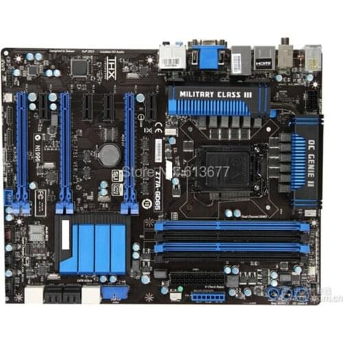 Free shipping original motherboard for MSI Z77A-GD65 DDR3 LGA 1155 Z77 Desktop Motherboard