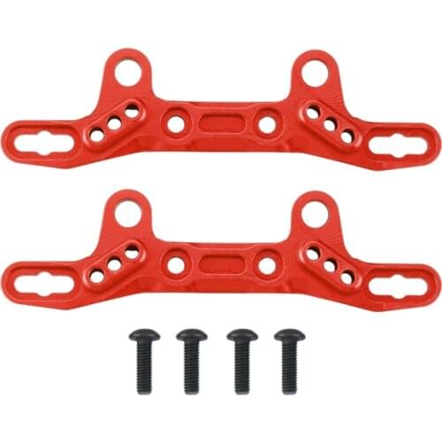 2 PCS Aluminum Alloy Front and Rear Shock Tower for Tamiya TT02 TT-02 TT02T 1/10 RC Car Upgrade Parts Accessories