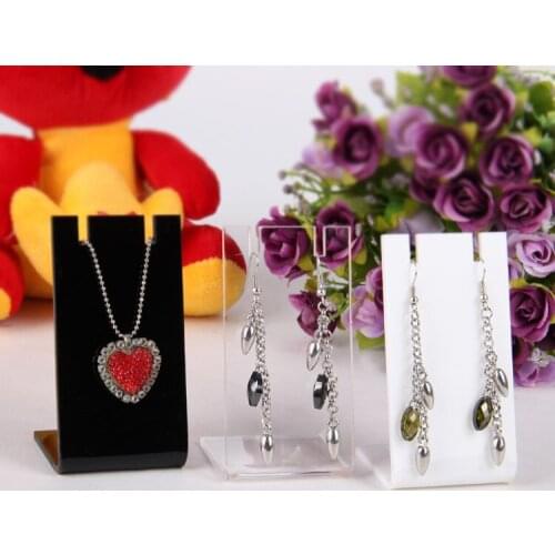 Earring Necklace Jewelry Clear Acrylic Display Stand Organizer Holder Earing