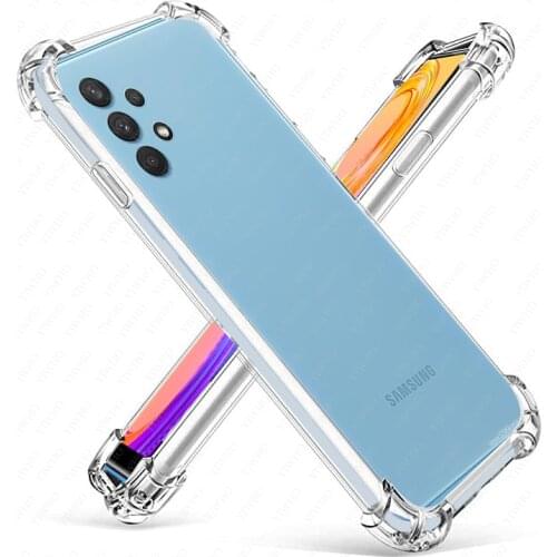 Shockproof Case on For Samsung Galaxy A32 SM-A436B A325 6.4" s21 plus ultra s20 note 20 note20 Silicone Back Cover Cases a 32