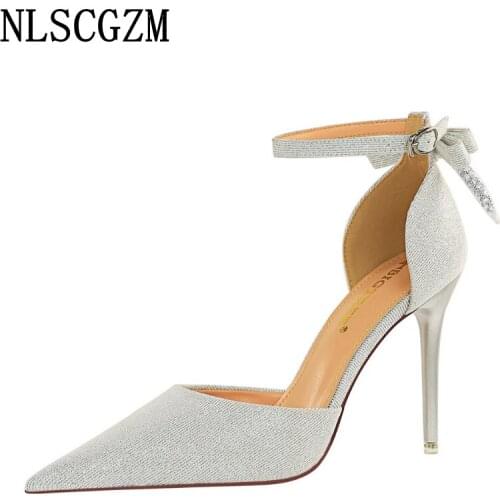 High Heels Sandals Women Butterfly Knot Sandals Women Summer 2021 Pumps Women Shoes Ladies Shoes and Sandals Zapatillas De Mujer