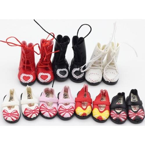 4color 1pair boots shoes for BJD blyth 1/8 1/6 doll Tang kou doll Pullip accessories 3.2cm et012