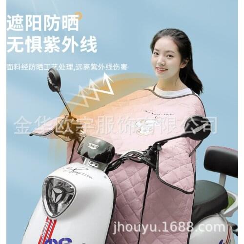 Electric motorcycle windshield and sunscreen cover thin battery car rainproof and waterproof tram four seasons sunshade summer