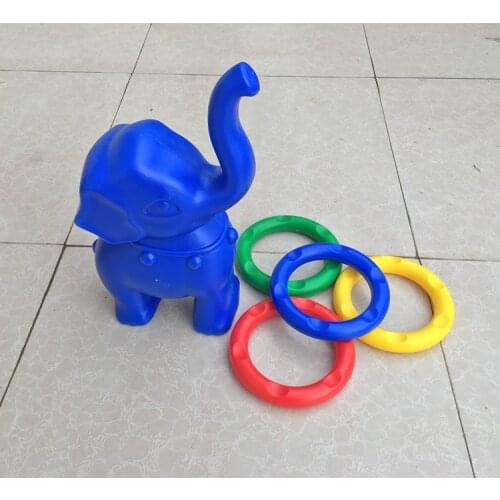 Sport Toy Unisex Animal Plastic Beautiful Elephant Kindergarten Rings Children Outdoor Sports Toys Playground 2021