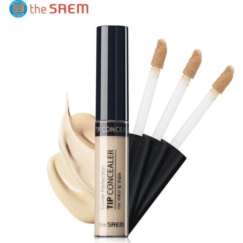 THE SAEM Cover Perfection Tip Concealer 6.5g Make Up Blemish Concealer Stick Cosmetics Makeup Dark Eye Circle Korea Cosmetics