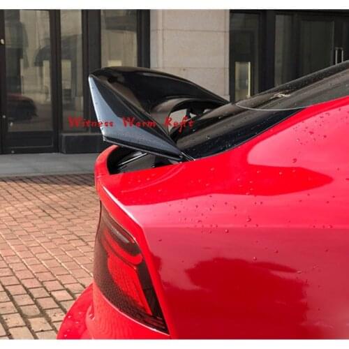 Carbon Fiber / FRP Rear Trunk Spoiler Auto Car Boot Lip for Audi S7 / RS7/ A7 S-Line 2014 - 2018