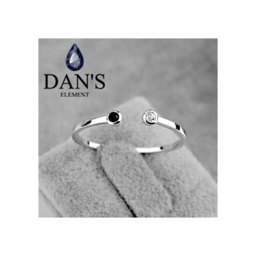 Dans Element Austrian Crystal Copper white Gold Color Fashion Rings for Women healthful Openings ring DER11542White