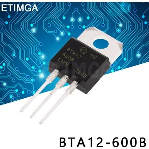 10PCS/LOT BTA12-600B BTA12-600C BTA12-600BW BTA12-600CW TO-220 Transistor BTA12600BW BTA12600CW