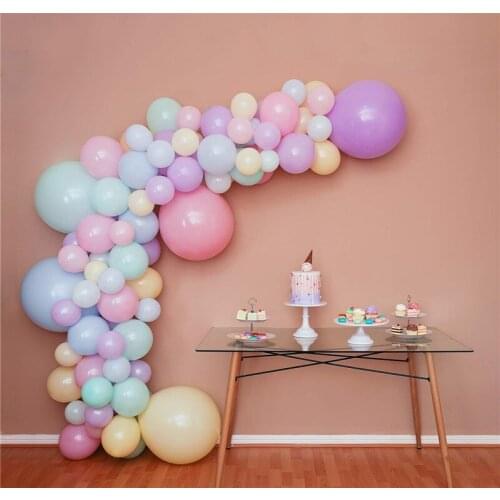 100pcs 18inch Pastel Pink Balloon Garland Arch Kit for Birthday Wedding Backdrop Bridal Shower Centerpiece Graduation Decoration