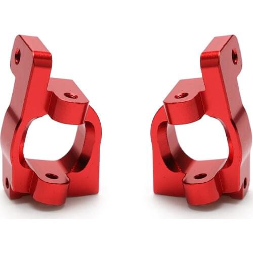 2PCS Front C Hub Carrier Base C Alloy Aluminum for Rc Hobby Model Car Wltoys 144001 1/14 Lc Racing Full Series Front Hub Carrier