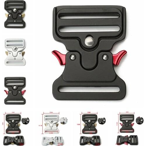 32 38 50mm Tactical Belt Buckle Quick Side Release Metal Strap Buckles For Webbing Diy Bags Luggage Clothes Outdoor Accessories