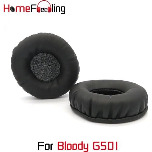 Homefeeling Ear Pads For Bloody G501 Earpads Round Universal Leahter Repalcement Parts Ear Cushions