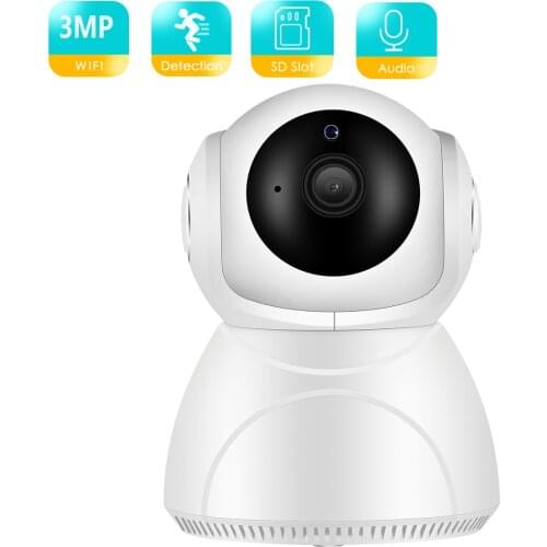 BESDER 3MP Ai-Tracking WiFi IP Camera Wireless Pan/Tilt Rotate Home Security Camera Night Vision Cloud P2P CCTV Camera V380 App