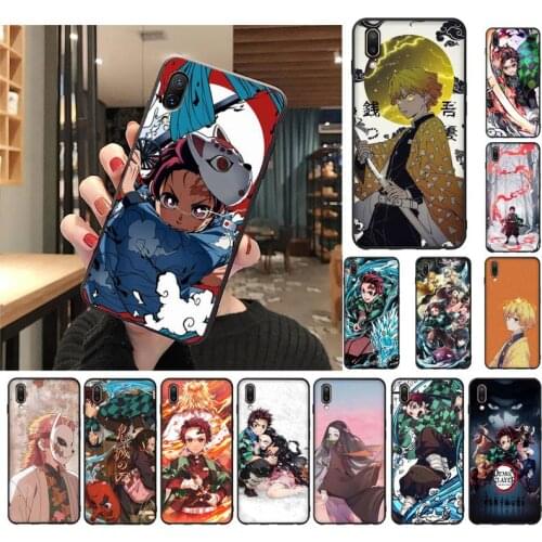 Anime Kimetsu no Yaiba Phone Case For Vivo Y12 Y15 Soft TPU Silicone Cover For vivo Y91C For Vivo Y17 Y19 U3X Back Cover