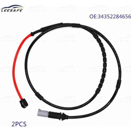 2PCS 34352284656 Rear Brake Pad Wear Sensor for BMW 1 2 3 4 Series Coupe Touring F20 F21 F22 F87 F30 F80 F34 F31 F33 F83 F32 F82
