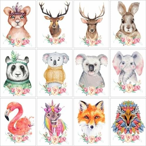 EverShine Diamond Mosaic Full Square Elephant Cross Stitch Diamond Painting Animal Picture Rhinestones Handmade Hobby Gift