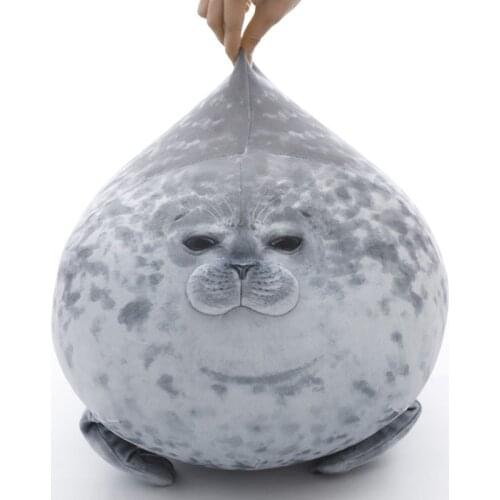 Hot Selling Plush Sea Lion Toy Gaint 3D Novelty Japanese Seal Pillow Kids Toys Stuffed Plush Housewarming Party Throw Pillow