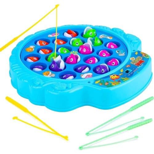 425F Fishing Toy for Baby Kids Realistic Fish Rod Toy Preschool Early Learning Gift