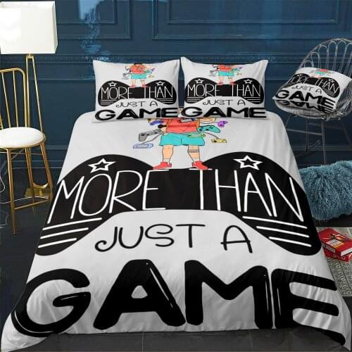 More than just A Game Duvet Cover Twin/Queen/King Size Luxury Comforter Bedding Set With Pillowcase Home Bed Decora Dropshipping