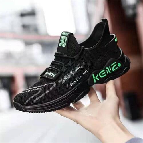 Mens Shoes 2021 Fashion Casual Shoes Mens Sneakers Breathable Running Mens Shoes Non-slip Mighty Cloth Rubber Sneakers