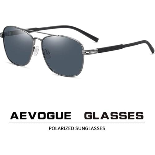 New style mens polarized sunglasses metal square sunglasses European and American fashion anti-glare sunglasses AE0962