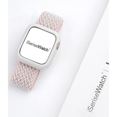 New Cover case&band for Apple watch band 44mm 42mm shell+wristbelt iwatch series SE 6 5 4 3 2 38mm 40mm Protective case bracelet