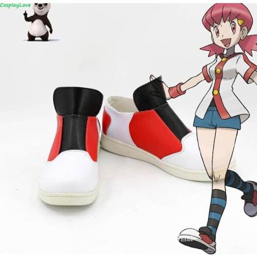 P Whitney White Red Black Cosplay Shoes Long Boots Leather CosplayLove For Halloween Christmas